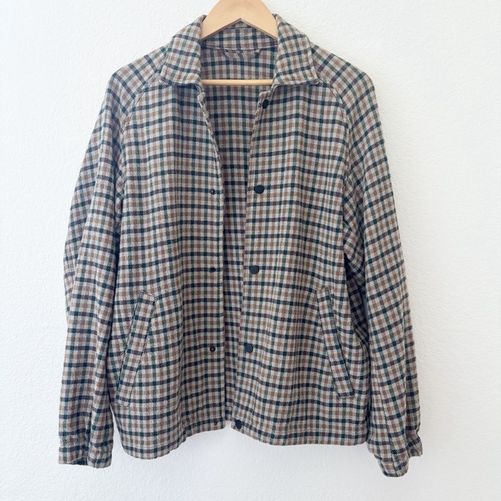 Zara dark flannel oversized shacket size Small‎